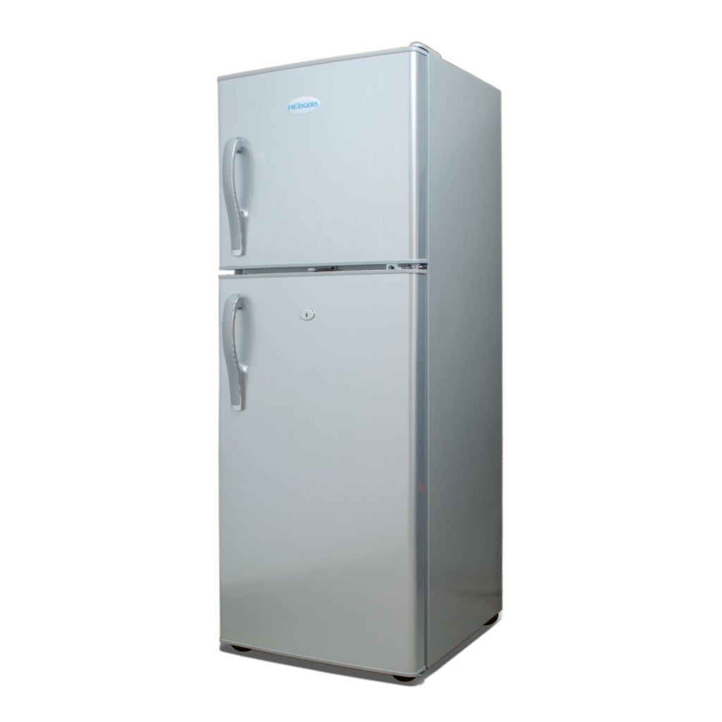 Karavan Buzdolabı 142Lt  Orta Boy Çift Kapı 12/24VDC +220VAC Adaptörlü